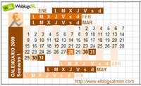 Calendario Pulgar 2009