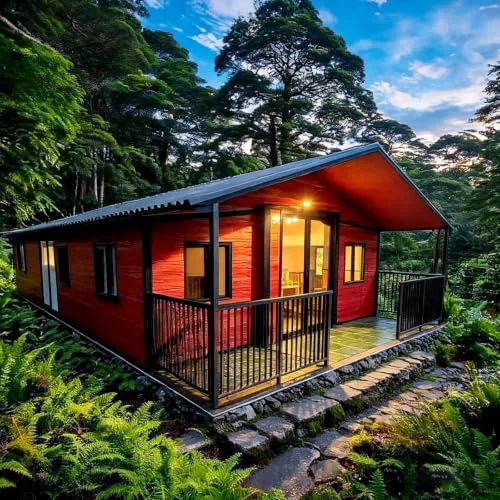 Pequeña casa portátil para la Venta, casa expandible con Cocina y baño