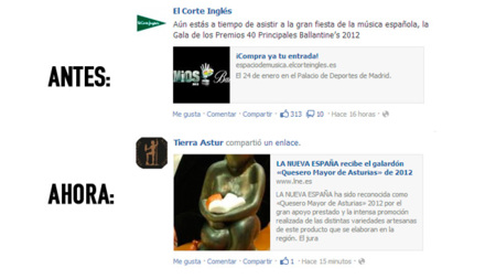 Facebook aumenta el tamaño de la preview de los enlaces para hacerlos más atractivos