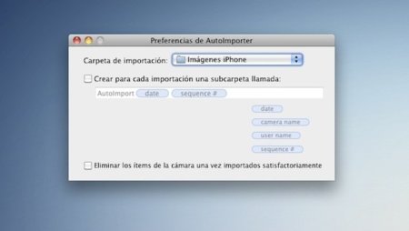 Utiliza Autoimporter en Snow Leopard para acelerar la descarga de imágenes desde tus dispositivos