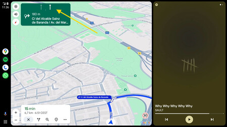 Google Maps en Android Auto