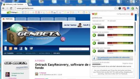 WOT, herramienta para obtener seguridad adicional en tu navegador