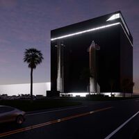 24 zonas de trabajo, grúas de 400 toneladas y casi 116 metros de altura: SpaceX está levantando otra megaestructura en EEUU 