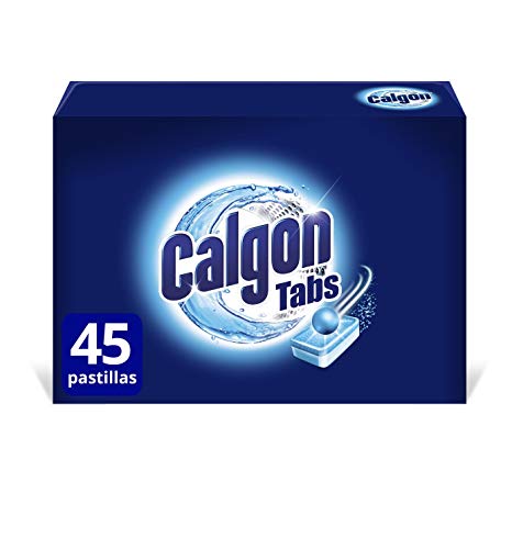 Pack x45  Calgon Powerball Pastillas - Antical para la Lavadora, Elimina Olores y Suciedad