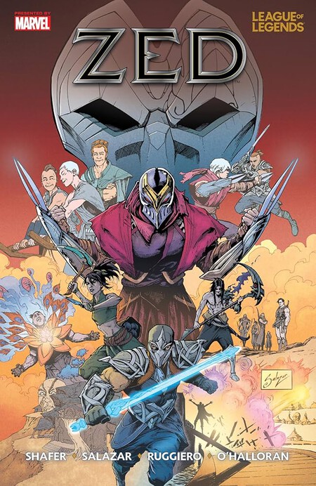 Comic Zed League of Legends Marvel