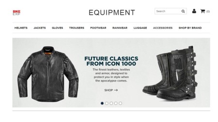 Equipment, la tienda de Bike Exif, delicatessen motera