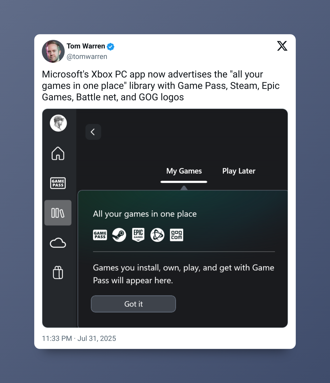 Sin hacer mucho ruido, Xbox cambia el nombre de su marca en el ecosistema de PC mientras Microsoft continúa avanzando con el juego en la nube