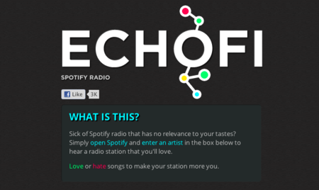 Echofi + Spotify: una experiencia similar a Pandora