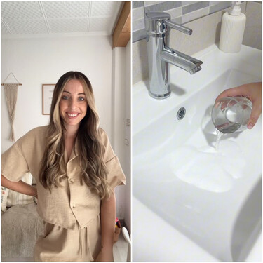 Carol Méndez, experta en orden y limpieza: "Para desatascar el lavabo utilizo media tacita de bicarbonato y vinagre" 