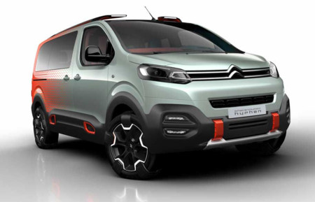 La Citroën Spacetourer también se apunta a la moda SUV con la versión Hyphen Concept
