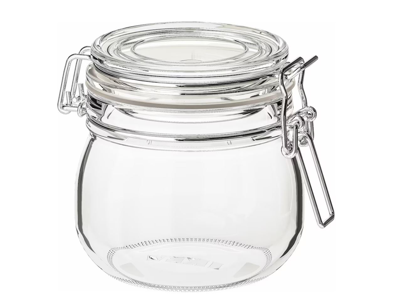 Bote de vidrio con tapa para postres individuales