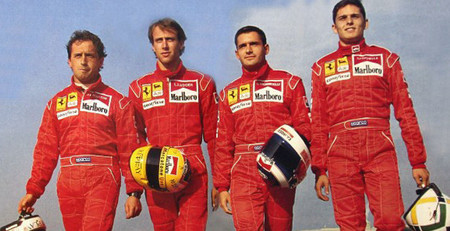 El día que Ferrari regaló un test de Fórmula 1 a cuatro pilotos italianos