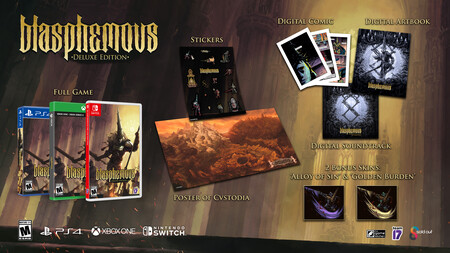 Blasphemous recibirá en junio una edición física Deluxe repleta de contenidos, entre ellos un póster o un libro de arte digital