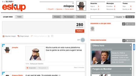 Eskup: El País se atreve con su propia red social para compartir noticias