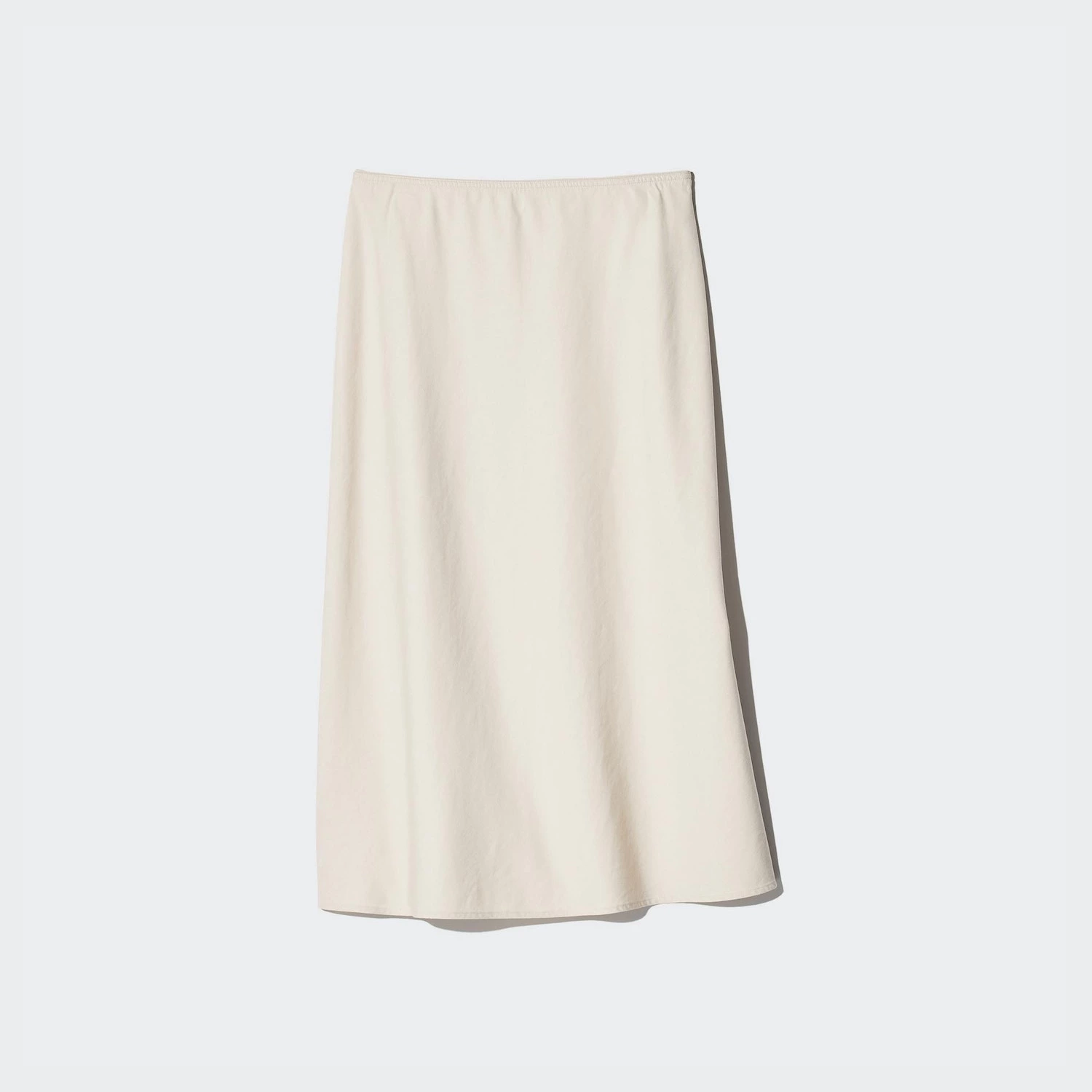 Falda lino midi mezcla 