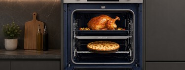 Los hornos de Samsung tienen una ventaja casi única en el mercado: cocinar solo en la bandeja que quieras 