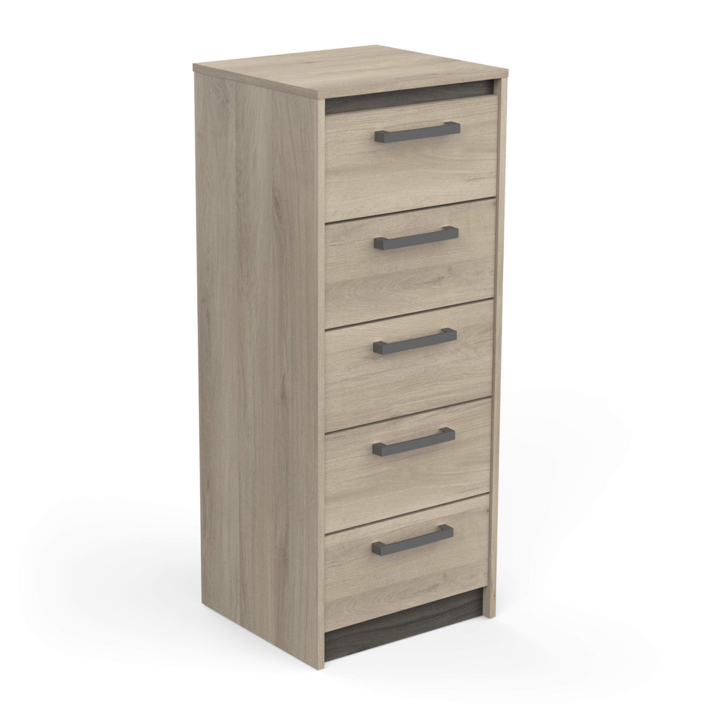 Cómoda watson 5 cajones 107x43cm roble