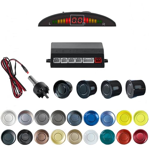 SANDETOUN Kit de 4 sensores de estacionamiento 