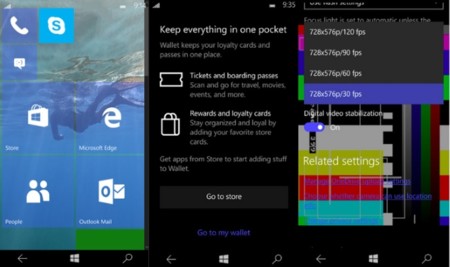 Se filtran capturas de Windows 10 Mobile build 10158, revelando nuevas opciones de cámara