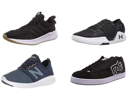 5 chollos en tallas sueltas de zapatillas oscuras Adidas, New Balance o Under Armour en Amazon