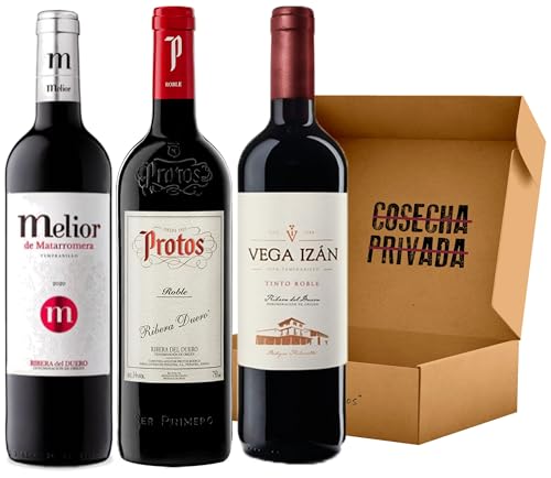 Lote 1.07 Vino Tinto Robles - Ribera del Duero - 3 Botellas