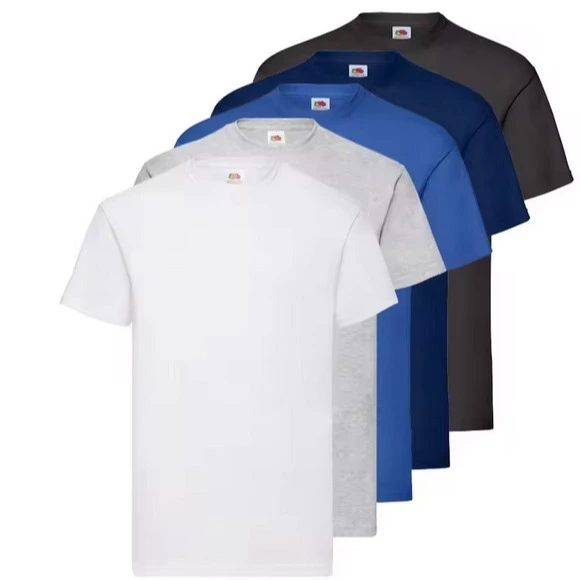 Fruit Of The Loom Pack 5 Camisetas FRUIT OF THE LOOM ORIGINAL, Algodón Peinado, Tacto Suave, Cuello Redondo. Aplica el cupón