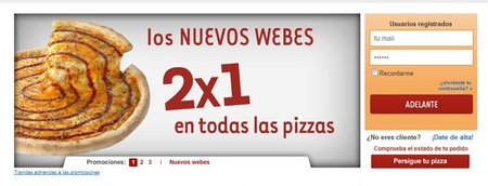 El jueves, día del 2x1 en Telepizza