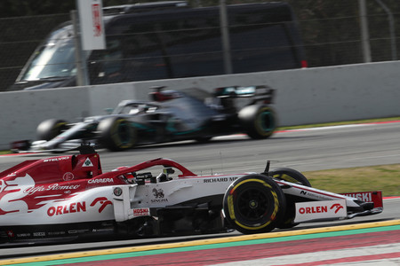 Raikkonen Barcelona F1 2020