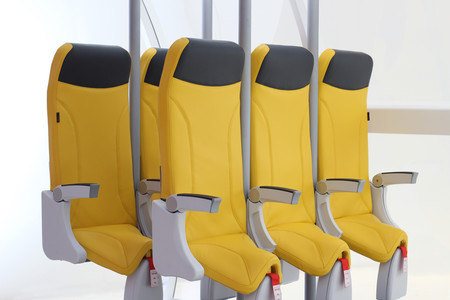 Volar casi de pie: asientos verticales para volar aún más incómodo