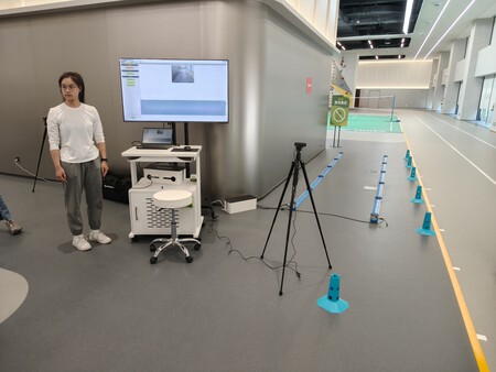 Prueba de análisis de pisada | Imagen: Xataka