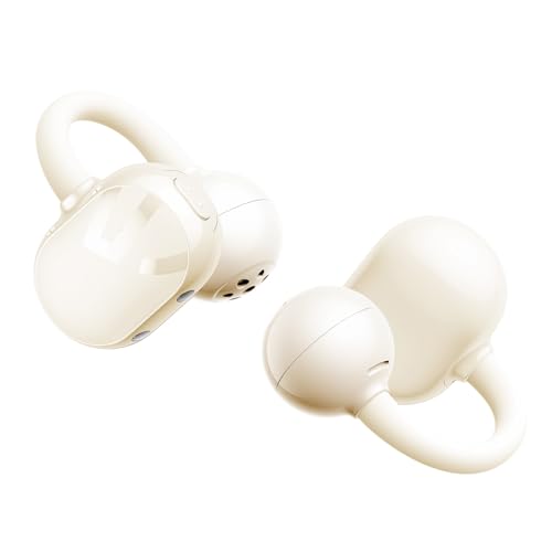 SoundPEATS Pop Clip Audífonos de Oído Abierto Bluetooth 5.4 Open Ear Inalámbricos Carga Rápida IPX5 