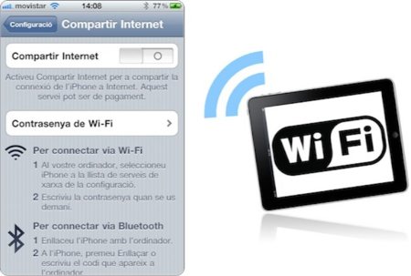 iPhone4+personal hotspot+iPad Wifi, configuración posible pero con problemas