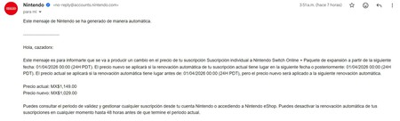 Nintendo Switch Online Baja Precio Mexico