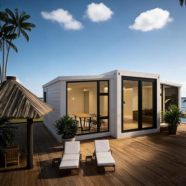Amazon tiene una casa prefabricada lista para vivir con dormitorio, baño y cocina por menos de 8.000 euros 