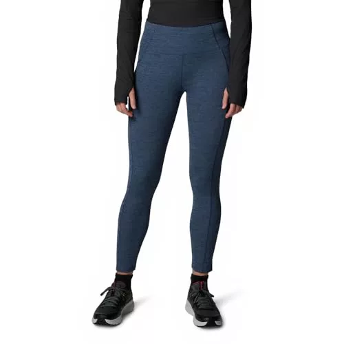 Columbia Women's Move Legging, Yoga Pants Leggings, Nocturnal Heather, L/R