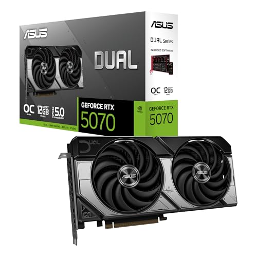 ASUS Dual GeForce RTX 5070 12 GB GDDR7 OC Edition 