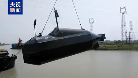 Primeiro submarino construído por Zhang Shengwu | Imagem: CCTV News