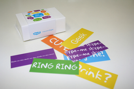 Skype Minicards