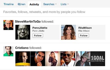 Twitter introduce una pestaña "Actividad" que recopila toda la actividad reciente