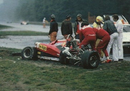 Pironi Accidente Ferrari 1982