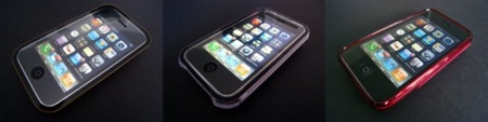 3 fundas rígidas para el iPhone 3G