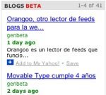 Yahoo! busca en los blogs