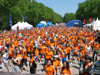 Carrera de la mujer en Octubre: Sevilla y Barcelona