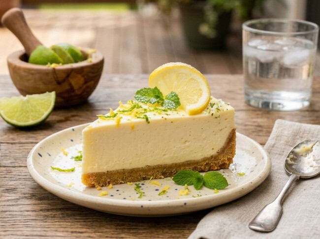 Cómo hacer un cheesecake de limón con un toque de tequila: sin horno, cremoso y listo para el fin de semana