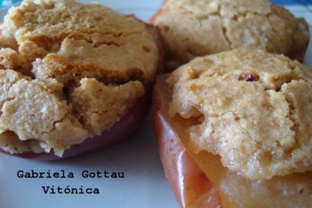 Manzanas rellenas. Receta saludable