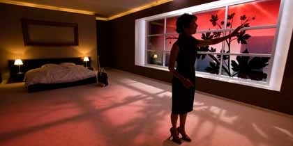 Ventanas de hotel del futuro 