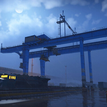 Docked