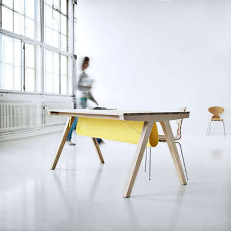 Borrod table, la mesa que se ordena en dos segundos