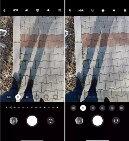 Miui 13.5 カメラインターフェイス