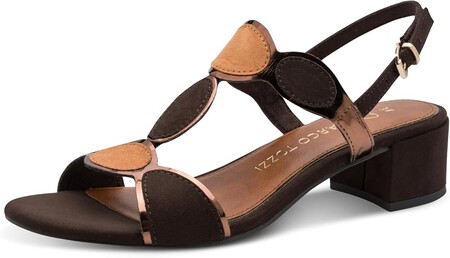 sandalias de tacón bajo